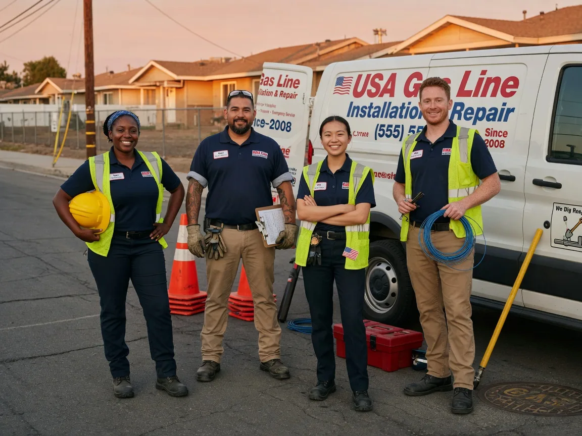 Gas Line Installation company in Art, TX